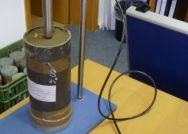 Thermal conductivity measurement of soil samples